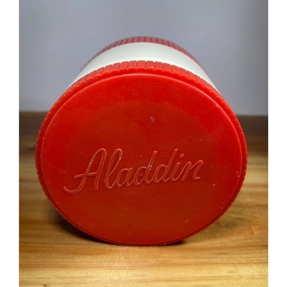 Vtg Aladdin Insulated Thermos Jar Model 7000 with Freezer Lid Holds 6 Oz Thermos - Picture 2 of 7